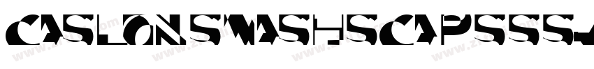 CaslonSwashSCapsSSK字体转换