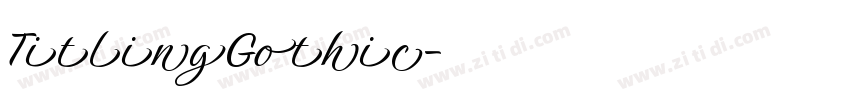 TitlingGothic字体转换