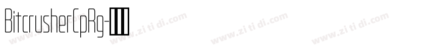 BitcrusherCpRg字体转换