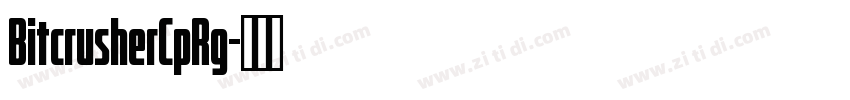 BitcrusherCpRg字体转换