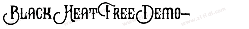 BlackHeatFreeDemo字体转换
