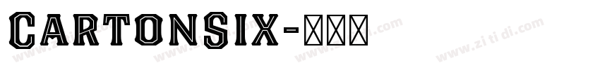 CartonSix字体转换