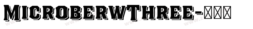 MicroberwThree字体转换