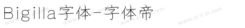 Bigilla字体字体转换