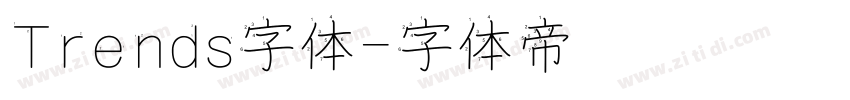 Trends字体字体转换