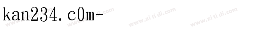 kan234.c0m字体转换