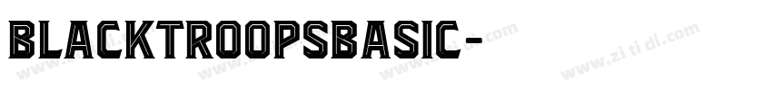 BlacktroopsBasic字体转换
