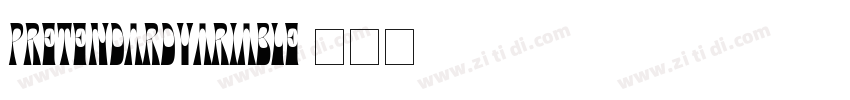 pretendardVariable字体转换
