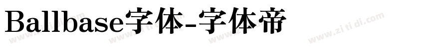 Ballbase字体字体转换