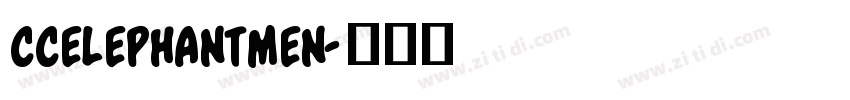 CCElephantmen字体转换