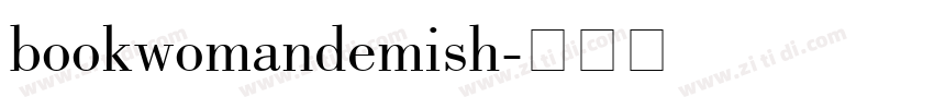 bookwomandemish字体转换