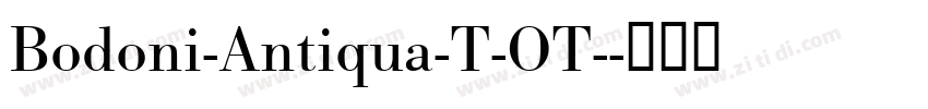 Bodoni-Antiqua-T-OT-字体转换