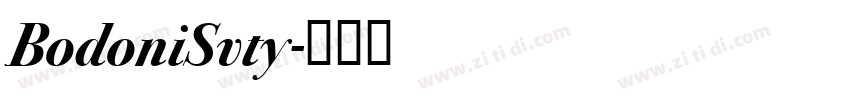 BodoniSvty字体转换 BodoniSvty字体转换
