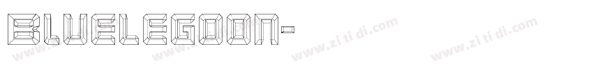 BlueLegoon字体转换