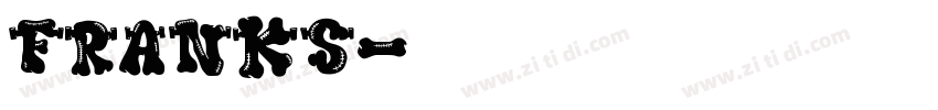 FRANKS字体转换