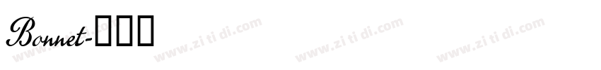 Bonnet字体转换