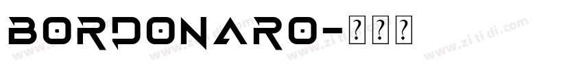 BORDONARO字体转换