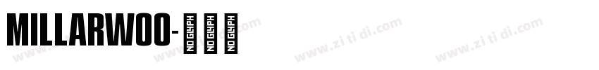 MillarW00字体转换