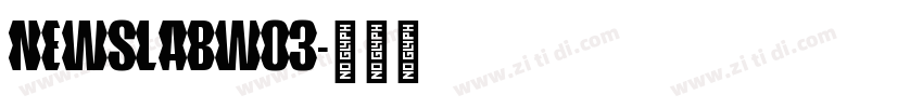 NewslabW03字体转换