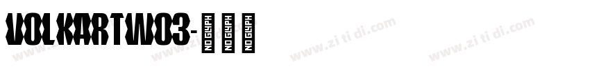 VolkartW03字体转换