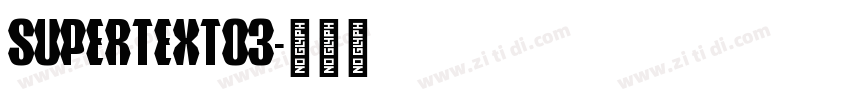 supertext03字体转换