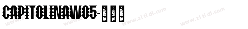 CapitolinaW05字体转换