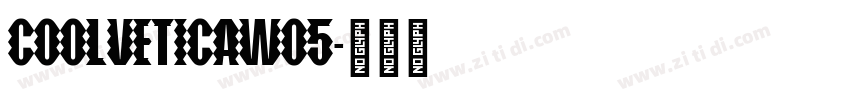 CoolveticaW05字体转换