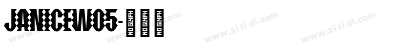 JaniceW05字体转换