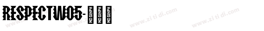RespectW05字体转换