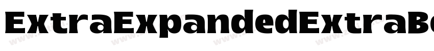 ExtraExpandedExtraBo字体转换