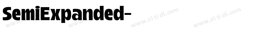 SemiExpanded字体转换