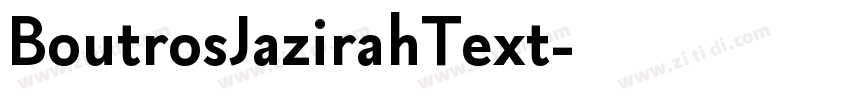 BoutrosJazirahText字体转换
