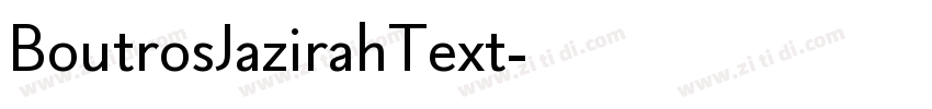 BoutrosJazirahText字体转换