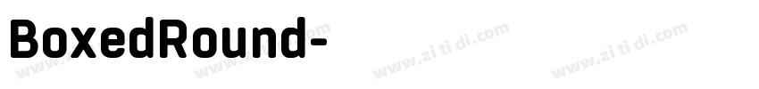 BoxedRound字体转换
