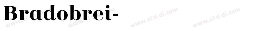 Bradobrei字体转换