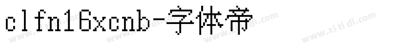 clfn16xcnb字体转换