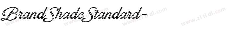 BrandShadeStandard字体转换