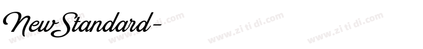 NewStandard字体转换