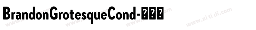 BrandonGrotesqueCond字体转换
