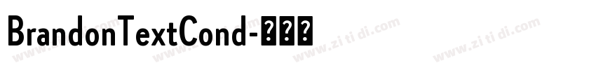 BrandonTextCond字体转换