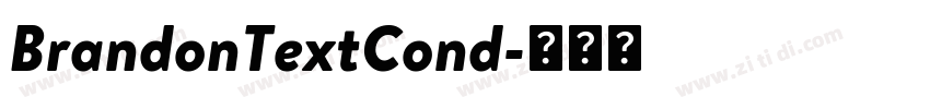 BrandonTextCond字体转换