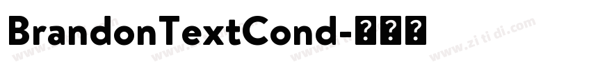 BrandonTextCond字体转换