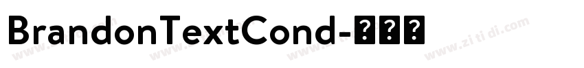 BrandonTextCond字体转换