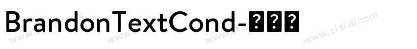 BrandonTextCond字体转换