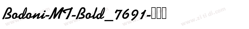 Bodoni-MT-Bold_7691字体转换