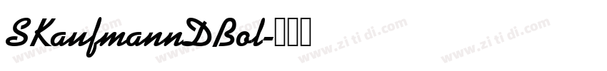 SKaufmannDBol字体转换