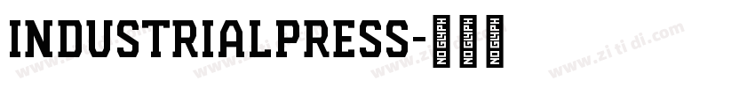 IndustrialPress字体转换