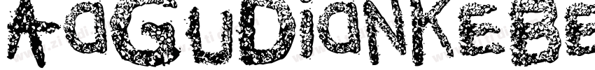 AaGuDianKeBenSong字体转换