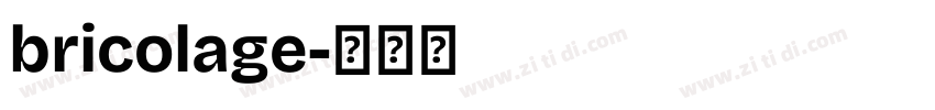 bricolage字体转换