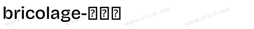 bricolage字体转换